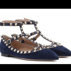 Valentino Rockstud in suede sz 38 us 7.5